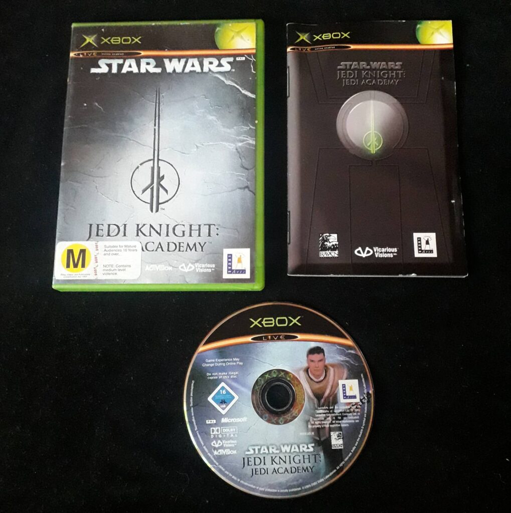 jeu xbox 1 - STAR WARS Jedi Knight : Jedi Academy - Complet jeu xbox 1 - STAR WARS Jedi Knight : Jedi Academy - Complet