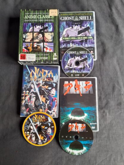 Anime Classics Boxset (Ghost In The Shell, Akira, Ninja Scroll)